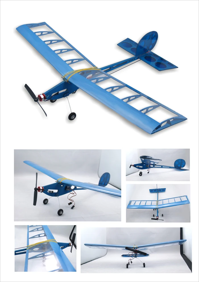 RC Plane Balsa Wood Aircraft Model YOYO Winspan 580mm ...