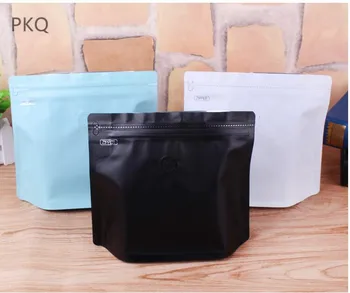 

Aluminum Foil Packaging Zip Lock Food Bags Snacks Coffee Smell Proof Package Heat Seal Reclosable Pouch