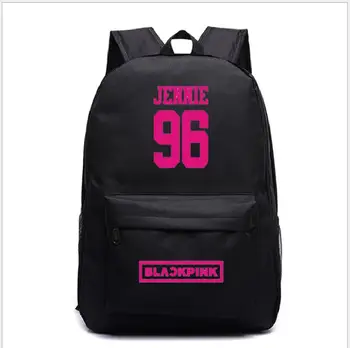 

BLACKPINK JISOO Rose Lisa Travel Backpack Capacity Laptop Backpack Women Pink Backpack Canvas School Bags BLACKPINK Rugzak
