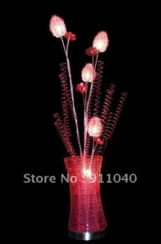 

LRF040--Free Shipping Modern Aluminum Rattan Floor Lamp