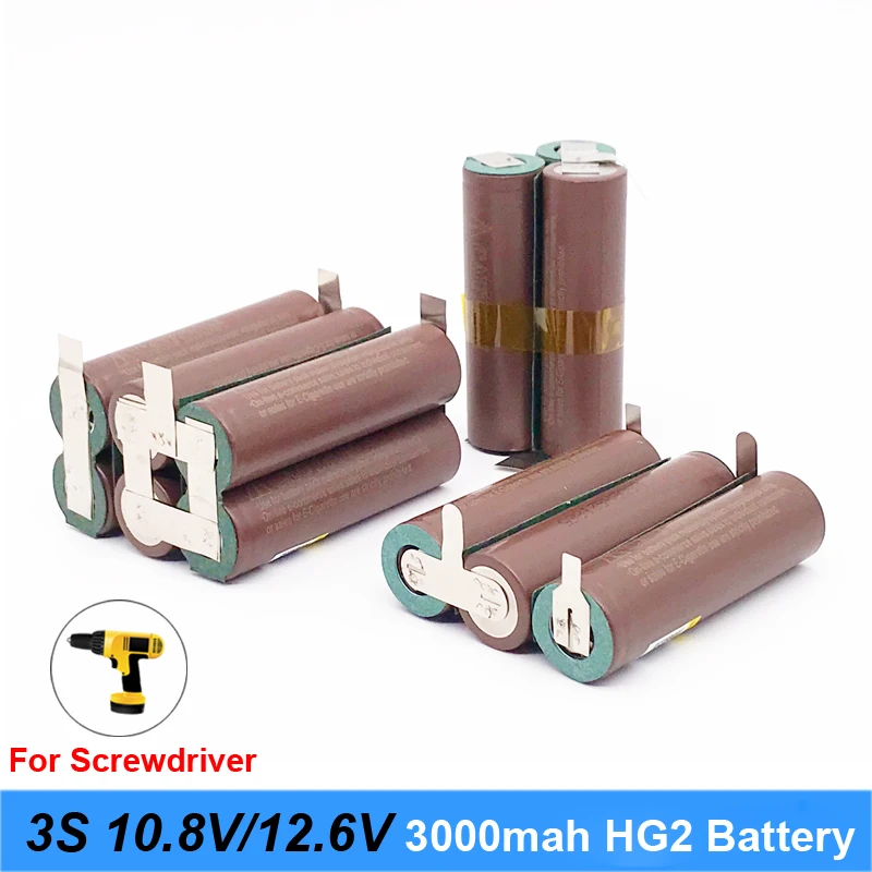 Bateria 18650 hg2 3000 mah 20 ampères