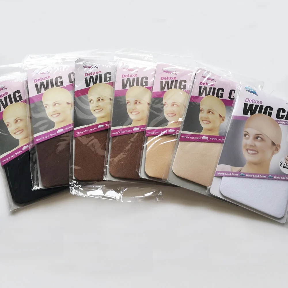 

36PCS (18Packs) NEW Deluxe Dream Beige Wig Cap For Weave Stretchable Elastic Hair Net Snood Wig Cap Hp For Making Wigs Free Size