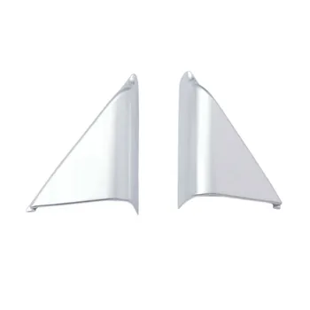 

Low-equipped! 2pcs Car-styling Inner A Pillar Front triangle Cover Trim For Nissan Patrol Y62 6th Gen 2017-2018