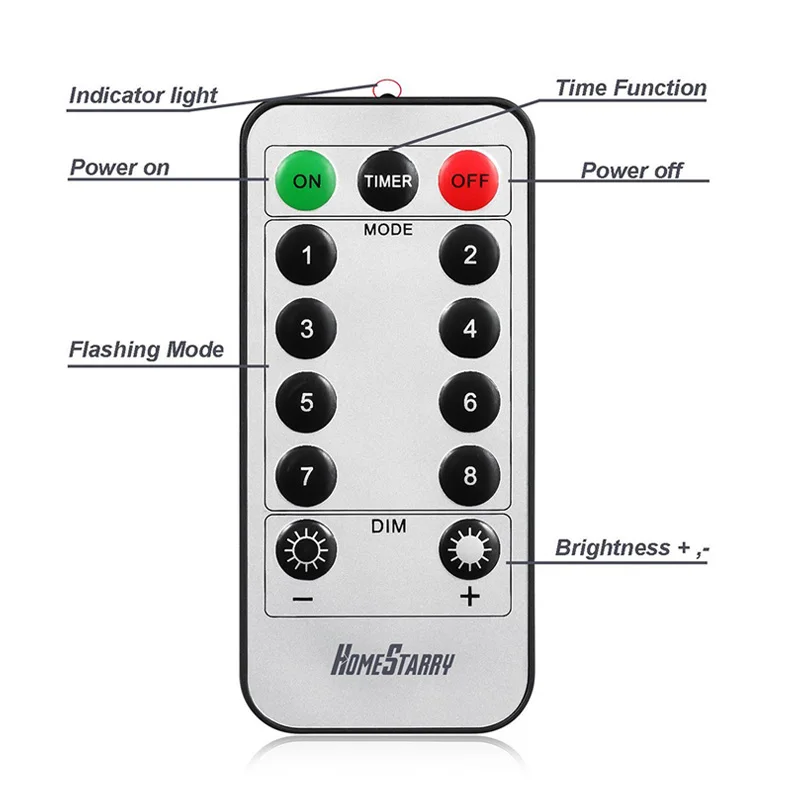 Пульт дистанционного управления с регулируемой яркостью USB светодиодные гирлянды 10 м 100 светодиодов 5 в 33 футов медный провод теплый