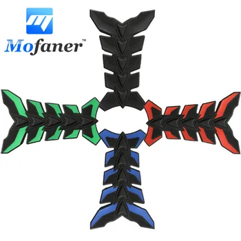 

Universal Motorcycle Gas Fuel Oil Tank Pad Protection Decal Sticker Red Black Blue Green