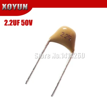 

100PCS 2.2UF 50V 20% 5.08MM 225 50V MLCC multilayer monolithic ceramic capacitor 0805