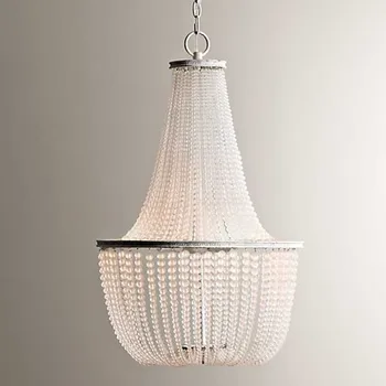 

Z French Style Chandelier Retro pastoral Bedroom Children's room Princess frosted crystal chandelier Corridor Lighting Fixture