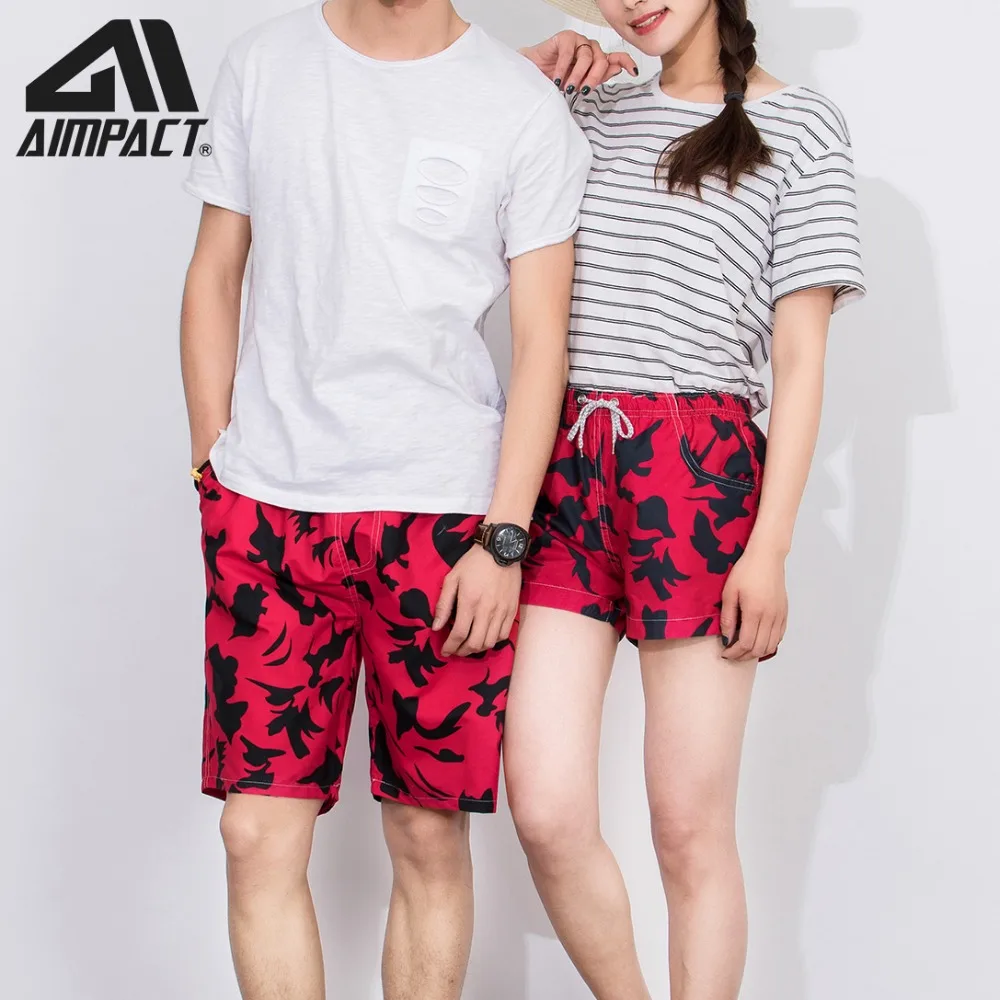 

Mens Fashion Print Board Shorts Swimwears Summer Quick Dry Surf Beach Shorts Holiday Swim Trunks Men Women Love Couple AM2102