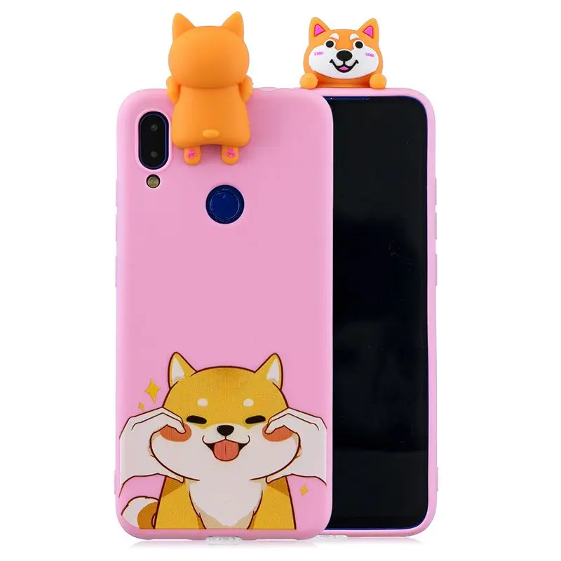 Funda Xiao mi Red mi Note 7 Pro Чехол 3D Kawaii силиконовый чехол для Etui Xiao mi Red mi Note 5 6 7 Pro Xio mi a2 lite чехол для телефона - Цвет: 2