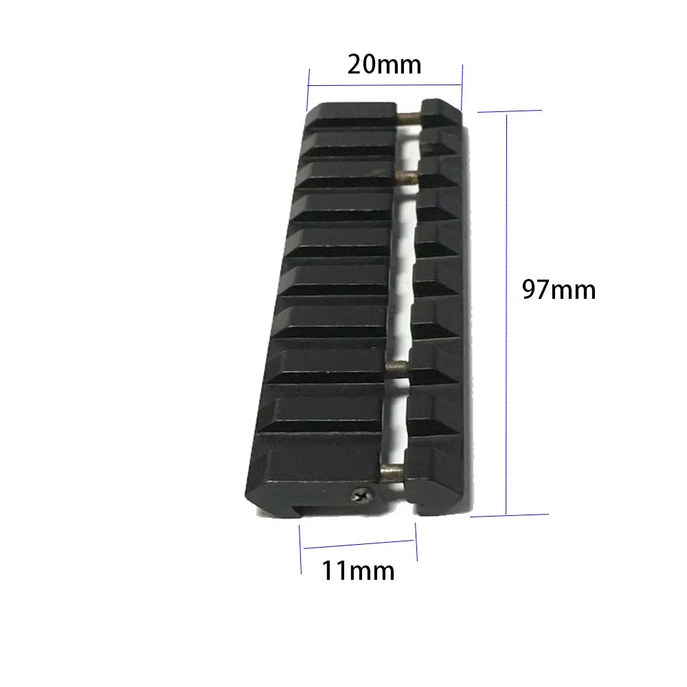 Magorui Low Pro Snap-in адаптер 11 мм до 20 мм Picatinny/Weaver Rail Охотничьи аксессуары