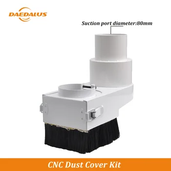 

Daedalus CNC Dust Cover Brush Vacuum Cleaner 65MM - 105MM With Conversion Head 80MM For Woodworking CNC Lathe Laser Mahchine