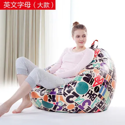 Луи Мода шезлонг бобы мешок креативный диван большой размер квартиры спальня гостиная ленивый стул татами - Цвет: Big size 10