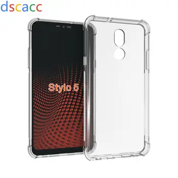 

DSCACC Air Cushion Shock TPU Button Cover Case for LG K50S STYLO 5 100pcs