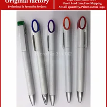 Высокое качество Лучшие продажи продвижение белая пластиковая шариковая ручка сувенирная ручка