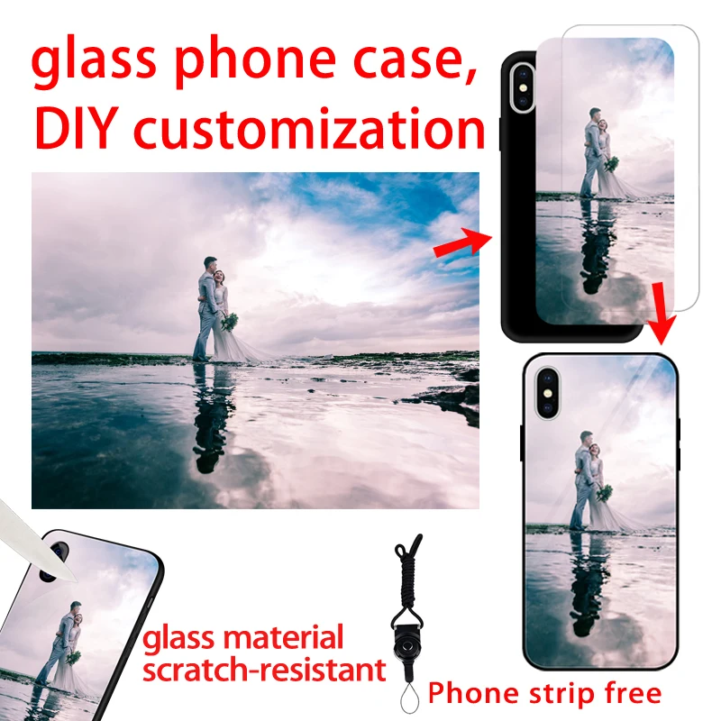 

case on hayon 7 DIY Pattern images Customized picture Custom Photo Silicone Phone Case For iPhone X XS max XR 7 8 6S Plus 5S