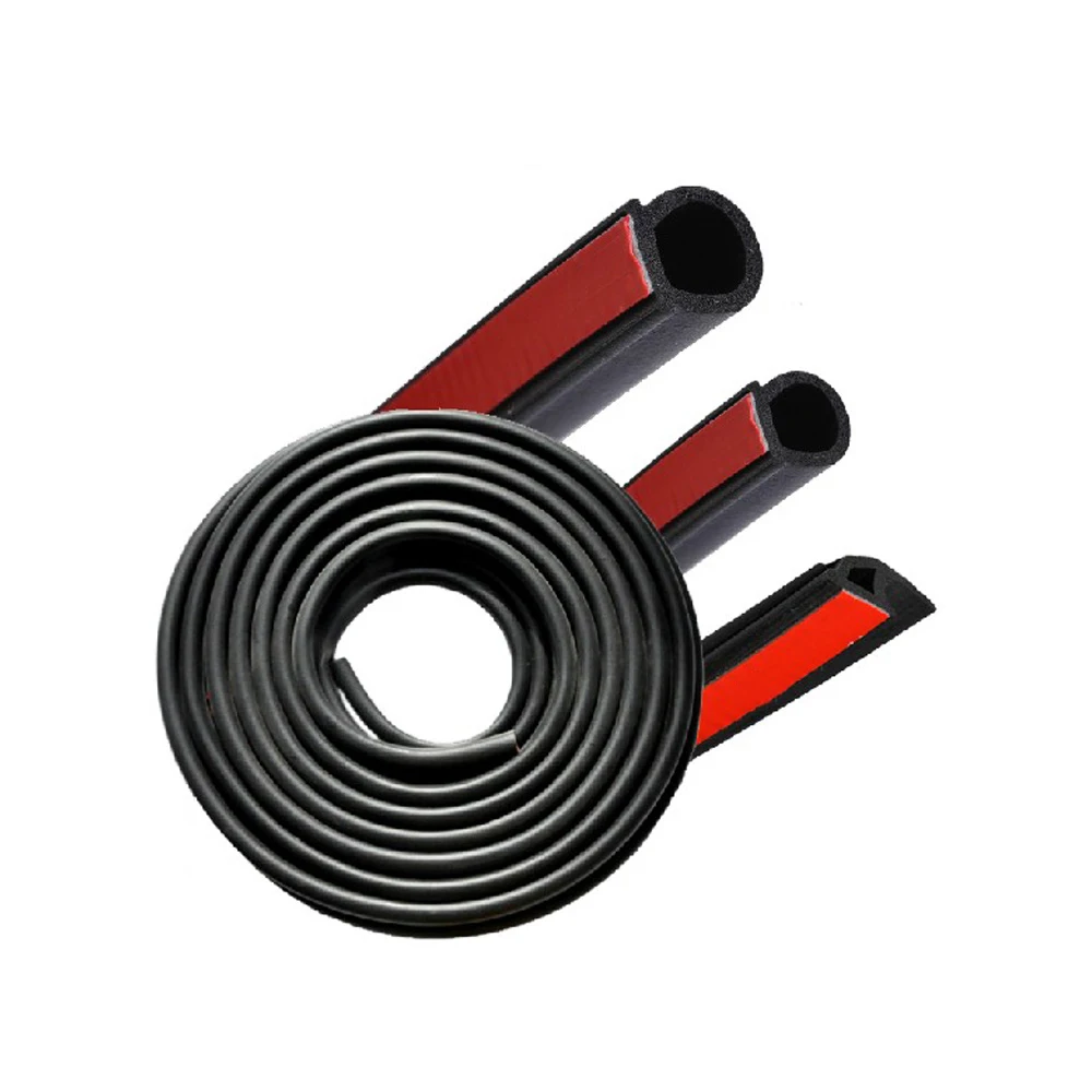 Small-D-shape-4M-Genuine-Adhesive-Car-Rubber-Seal-Sound-Insulation-Car-Door-Sealing-Strip-Rubber 2