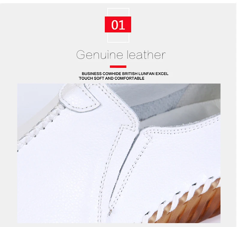 CAGILKZEL 2019 New Woman Shoes Casual Genuine Leather Shoes Women Loafer Slip On Ladies Shoes For Women Moccasins slipony (3)