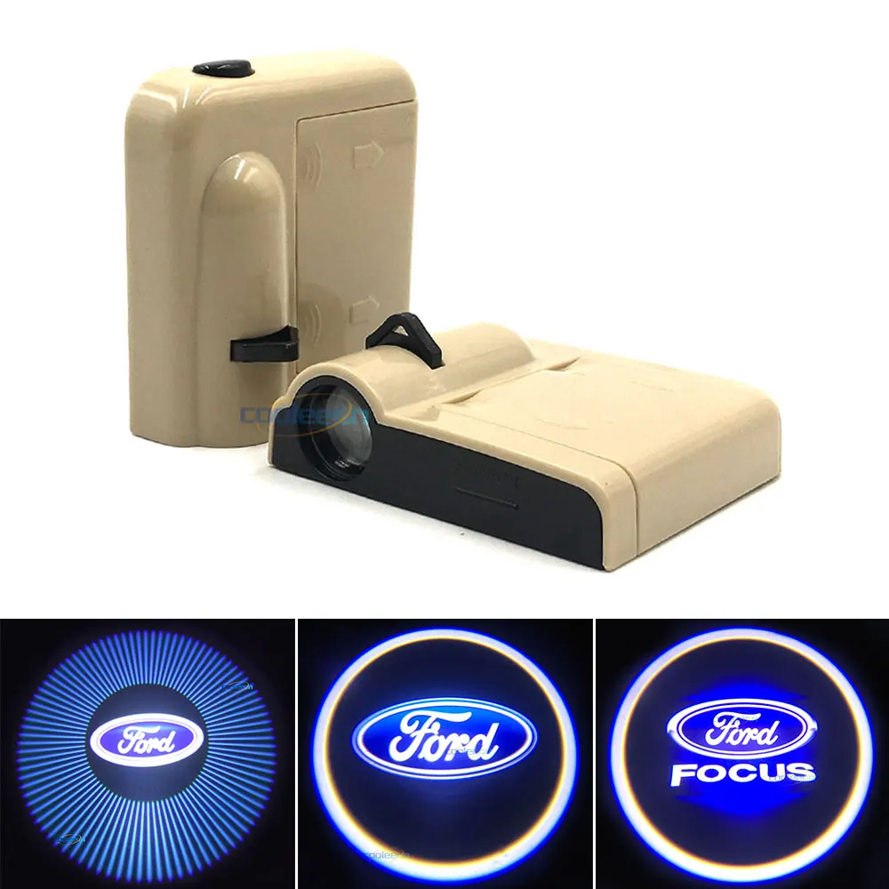 

LED Car Door Shadow Projecting Lamp Welcome Light Projector for Car Decoration Night Remind Light Signal Bulb Auto Brands Logo