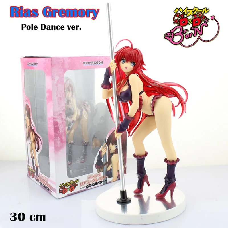 Бесплатная доставка 12 &quotсредней школы DxD аниме Риас Gremory Pole Dance ver. В упаковке 30 см