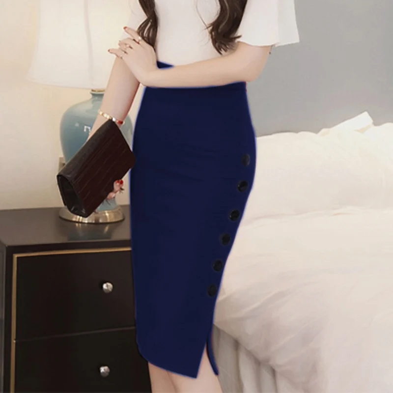 bodycon skirt with split