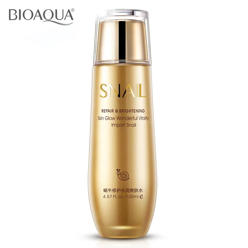 

BIOAQUA Snail Essence Toner Repair Dry Damaged Skin Shrink Pores Firming Skin Oil Control Moisturizing Brighten Toner Skin Care