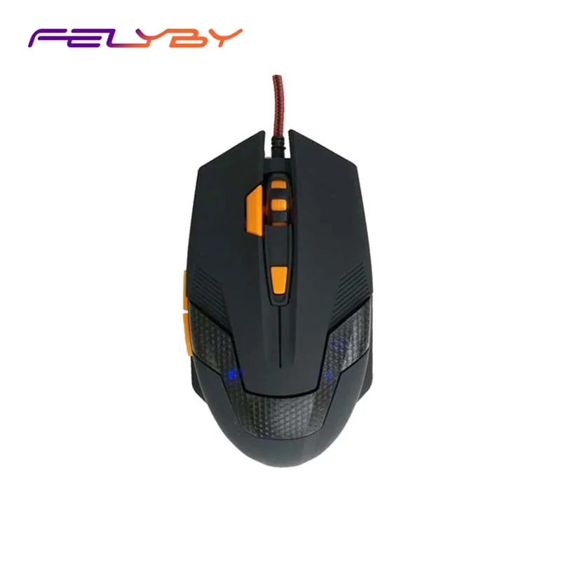 FELYBY USB 2,4 ГГц Проводная игровая оптическая мышь разрешение 2400 dpi для ноутбуков