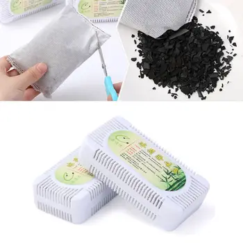 

2 Box Refrigerator Air Purifier Bamboo Charcoal Activated Carbon Box Odour Absorber Closet Deodorant Freezer Deodorizer