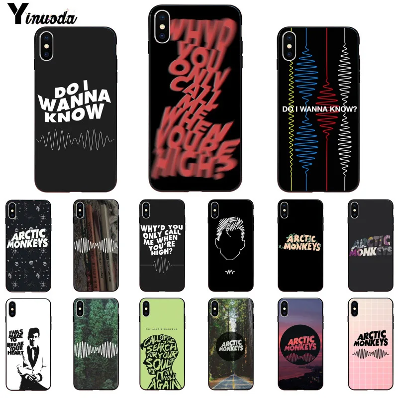 

Yinuoda Arctic Monkeys DIY Printing Drawing Phone Case for Apple iPhone 8 7 6 6S Plus X XS MAX 5 5S SE XR Mobile Cases