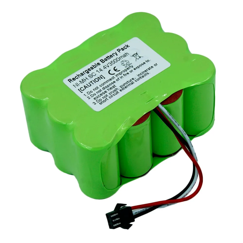 Тип 14,4 V SC 3500mAh Ni-MH аккумулятор для пылесоса KV8 Cleanna XR210 XR510 серии Zebot Z520 Fmart R770 S350