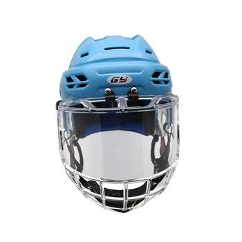 

GY Ice Hockey Helmets & Face Mask Combos Equipment Sweeping View with High Impact Resistant Breathable and Soft for Youth 098-C8