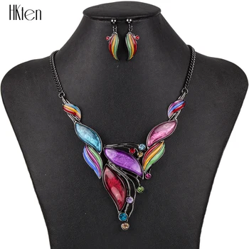 

MS1504472 Fashion Jewelry Sets High 2 Colors Quality Necklace Sets For Women Jewelry Silver Plated Crystal Unique Spark Design