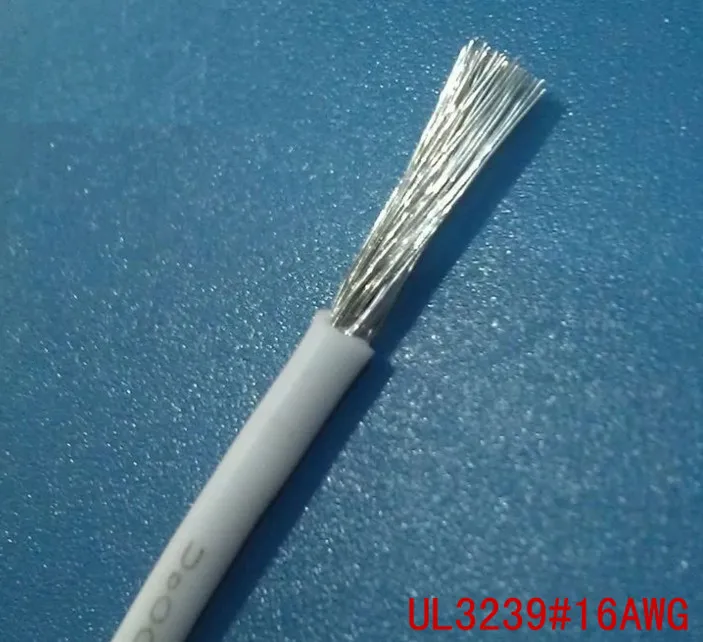 

Fast Ship by DHL/EMS 305meters/roll High voltage wire silicone wire UL3239#16AWG 3KV UL temperature resistance150 degrees Cable