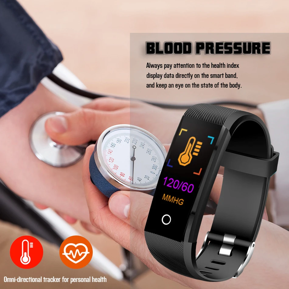 2018New Smartwatch Men Fitness Tracker Pedometer Sport Watch Blood Pressure Heart Rate Monitor Women Smart Watch for ios Android