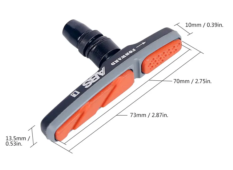 Deemount MTB v-тормозные колодки механические линейные тяговые тормоза двойного компаунда всепогодные велосипедные тормозные блоки