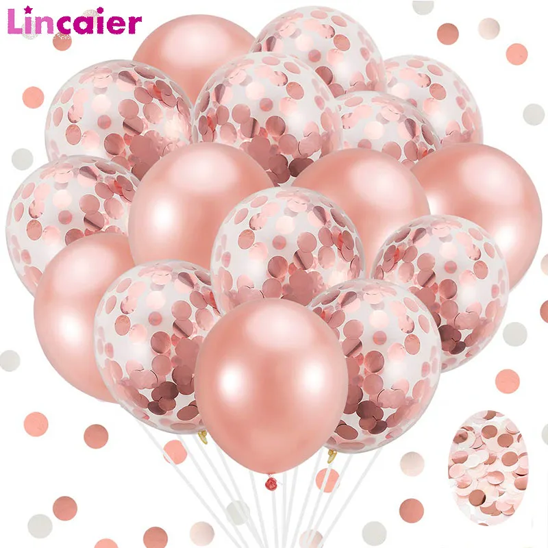 

20pcs Mixed Confetti Balloon Graduation 2019 Party Decoration Just Married Babyshower Boy Girl 30th 40th 50th 60th Birthday