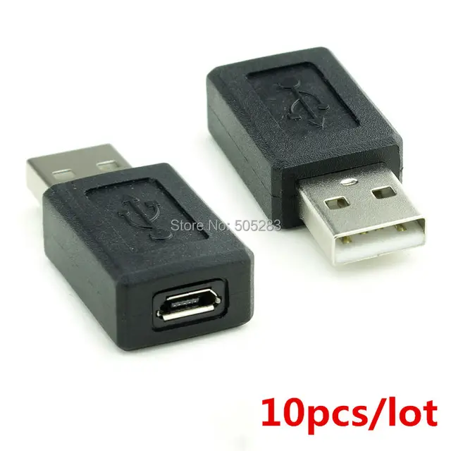 10pcslot New Usb Male To Micro Usb Female Adapter Connector