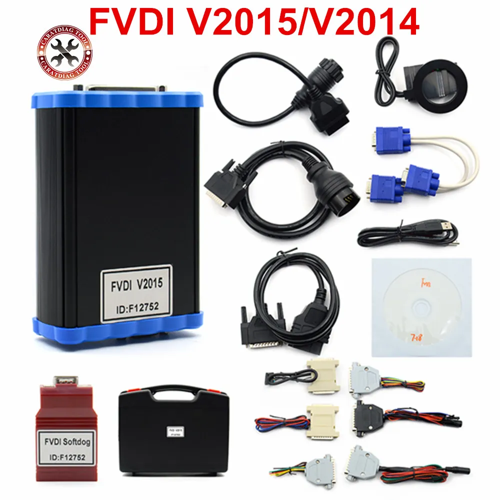 

2019 New Arrival FVDI 2014/2015 ABRITES Commander With 18 Software Unlimited Odometer Correction Key/ECU Programmer