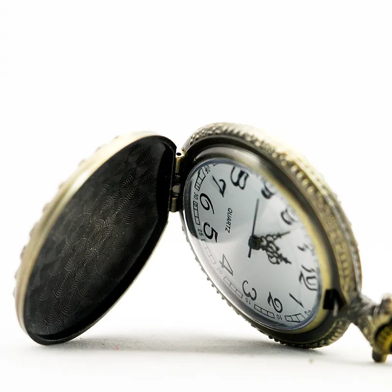 Мультяшные Наруто часы Наруто карманные часы ниндзя Relojes Mujer кварцевые часы ожерелье подарок