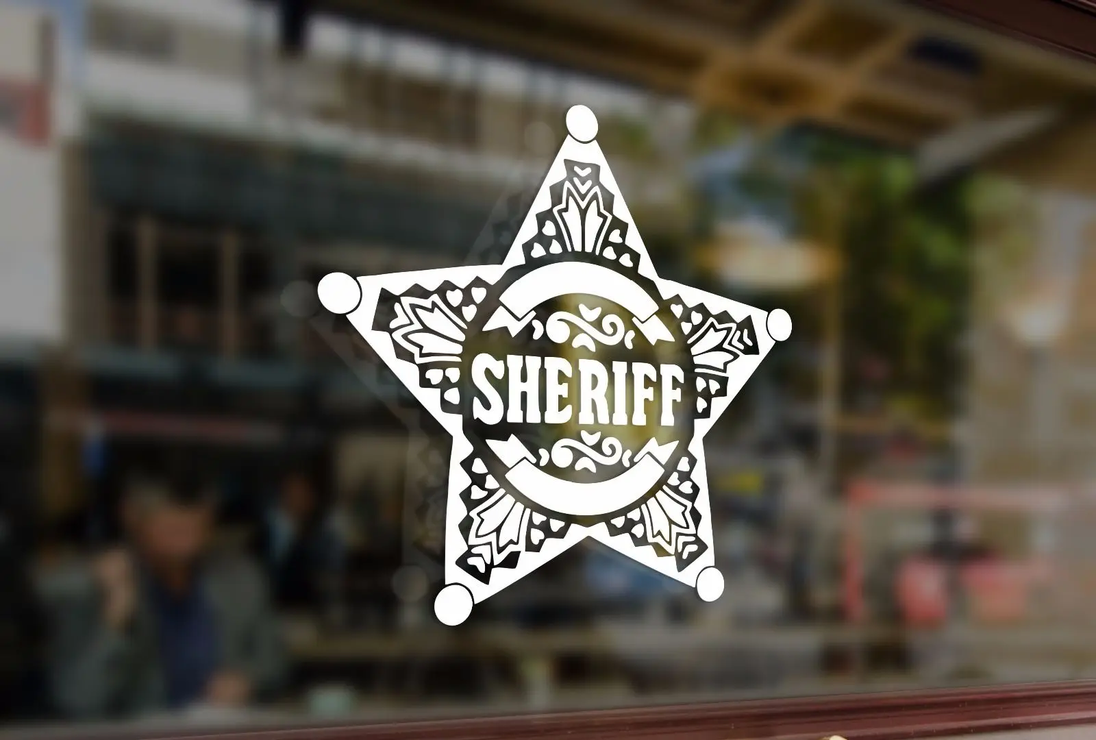 Sheriff Logo Vinyl Sticker Decal Car Auto Laptop Glass Bumper Door - Image 3
