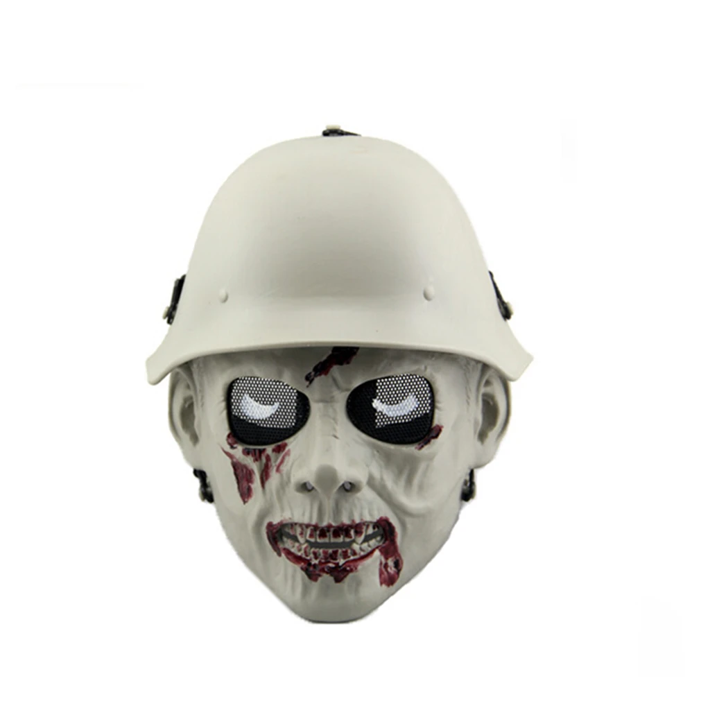 На открытом воздухе Охота Cs маска wargame маска Хэллоуин призрак полный уход за кожей лица кости черепа Airsoft Пейнтбол Маска