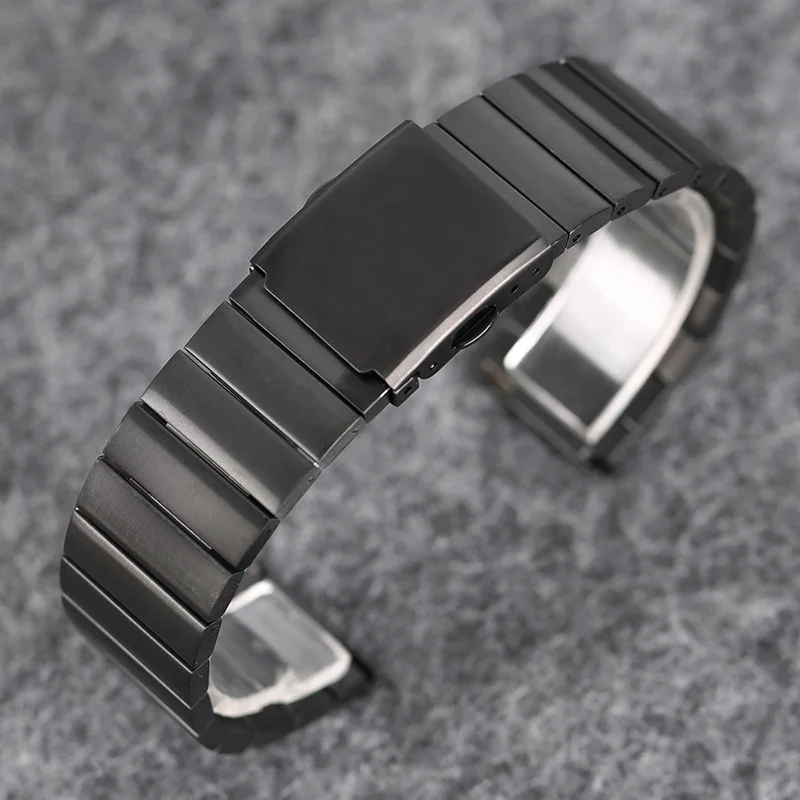 18mm 20mm 22mm 24mm Elegante Rose Gold Edelstahl Kleid Uhr Band Metall Armband Ersatz armreif + 2 Federstege