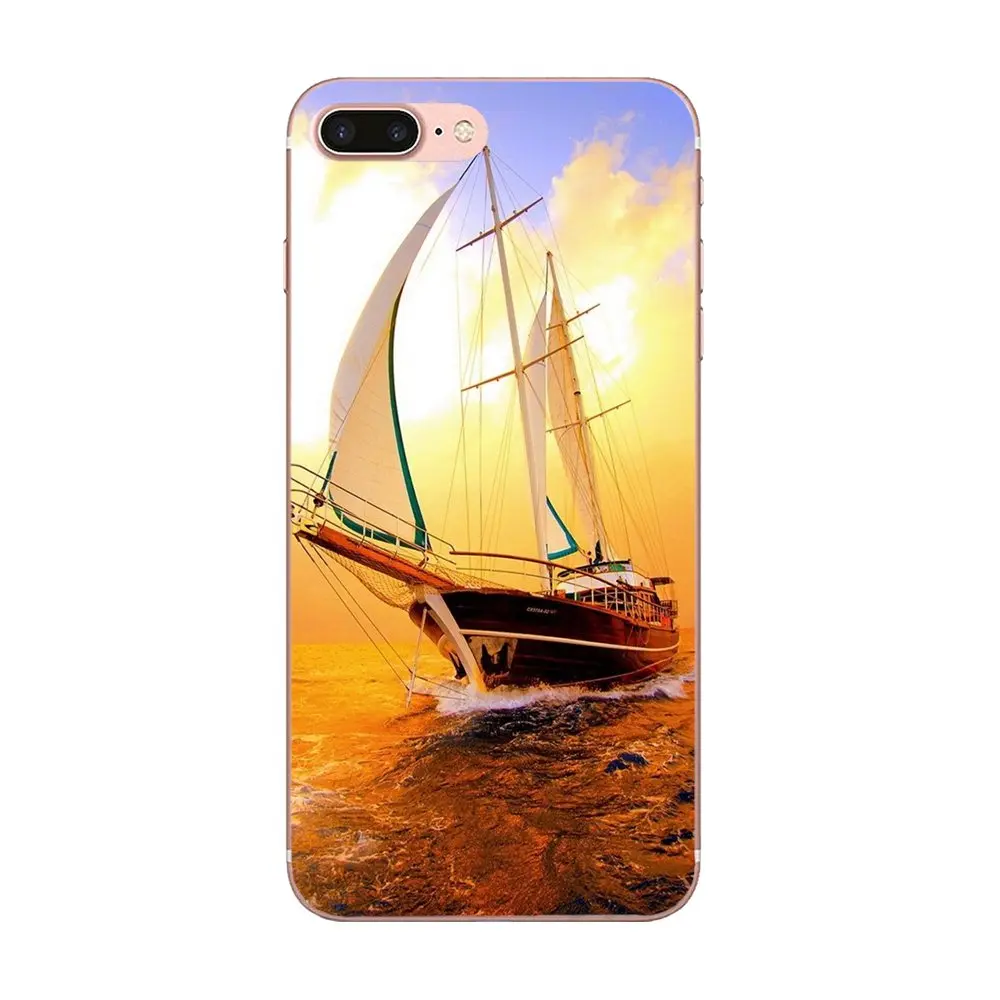 Корабль луна океан Закат для Huawei Honor 4C 5A 5C 5X6 6C 6A 6X7 7X8 9 V8 V10 Y3II Y5II Y6II G8 P7 Play