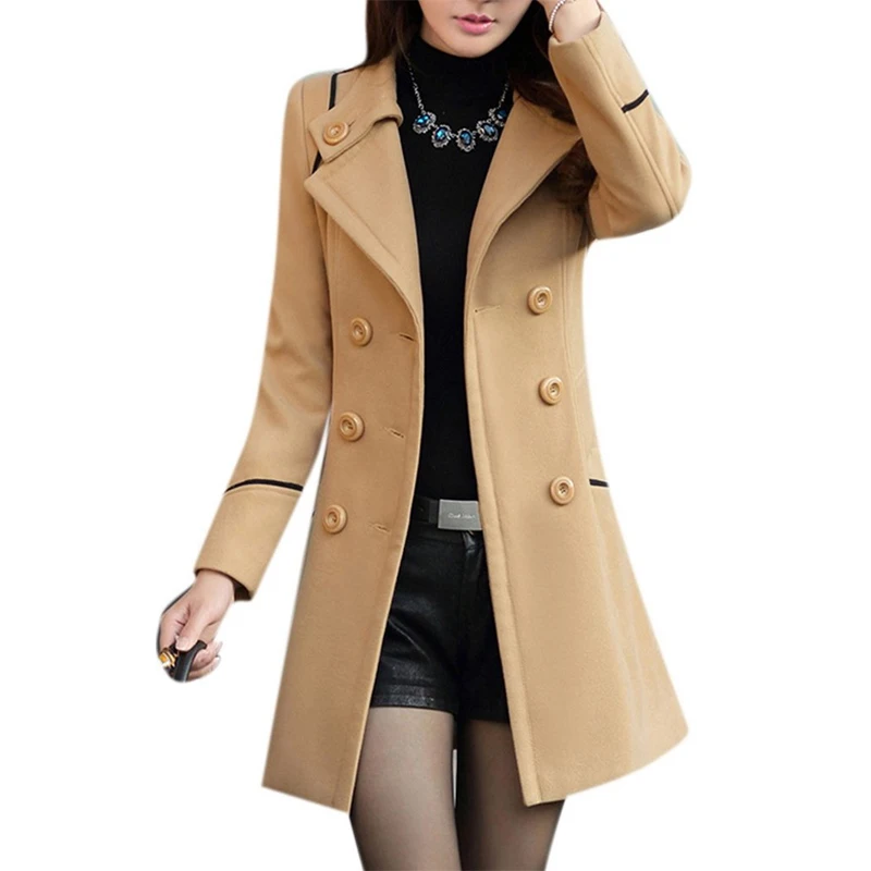 ZOGAA Women's Wool Coat Winter Fashion 