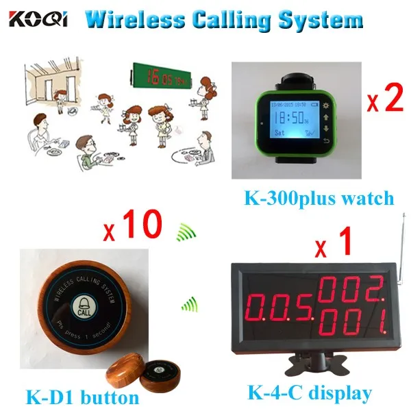 K-4-C+K-300plus-green+D1-Wood 1+2+10 Referee Paging System
