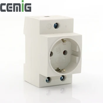 

Cemig EU Standard DIN Rail AC 250V Power Socket