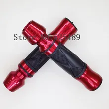 Nuevo 7 Color Opcional 2x Universal CNC de Aluminio de La Motocicleta 7/8 ”22mm motocross Apretones de Manillar manillar Puños Ends accesorios