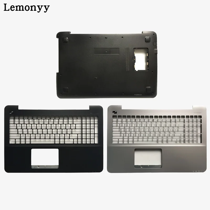 Продажа Верхняя крышка для рук ноутбука нижний чехол с рогом для ASUS R557L R557LP R556L R556LA V555L FL5800L A555L K555L X555L
