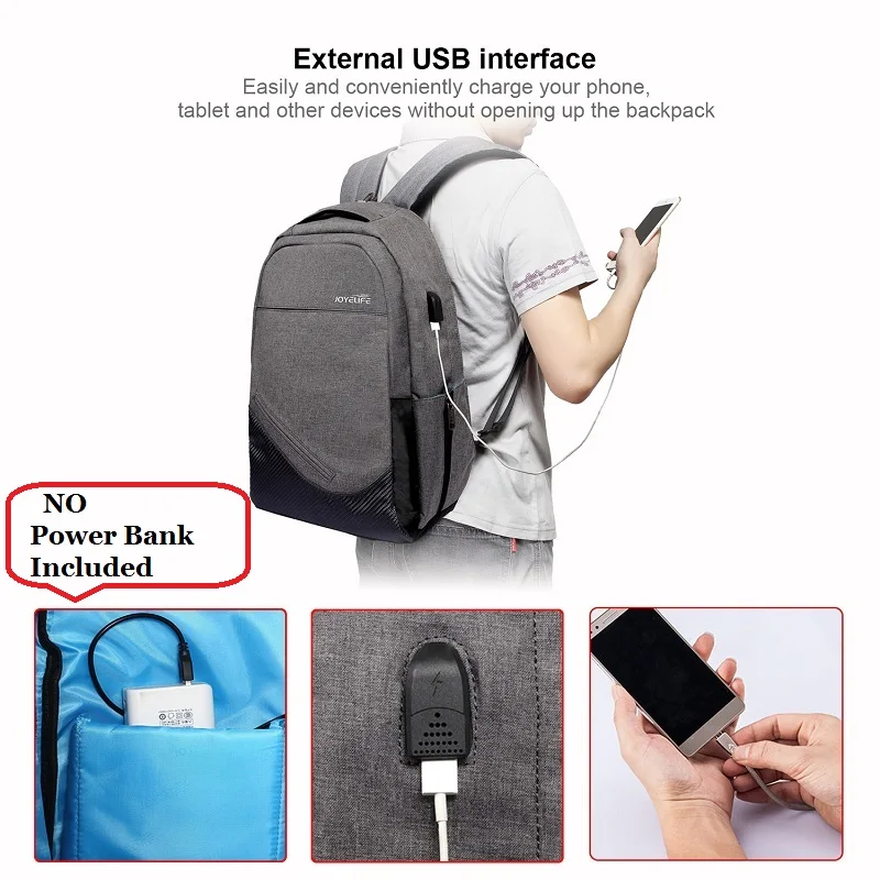 usb charging backpack