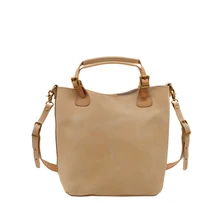 Вместительная женская сумка из натуральной кожи, летняя винтажная сумка на плечо, ручная работа, простые сумки, новая Женская дорожная сумка для покупок