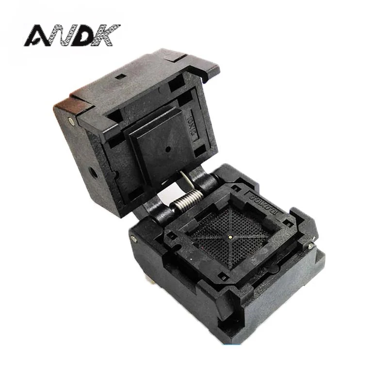 

QFN72 MLF72 Burn in Socket IC Test Socket IC550-0724-018-G Pitch 0.5mm Size 10*10 Flash Adapter Clamshell Programming Socket